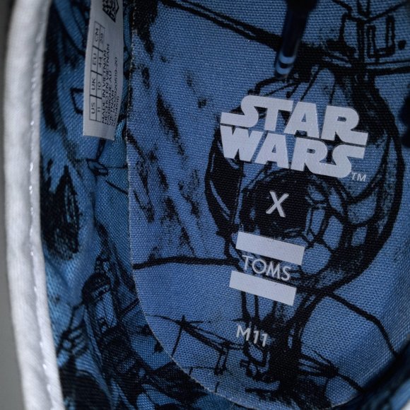 TOMS Men's Star Wars TRVL Lite Low Sneakers EUC Size 11 - Picture 2 of 13